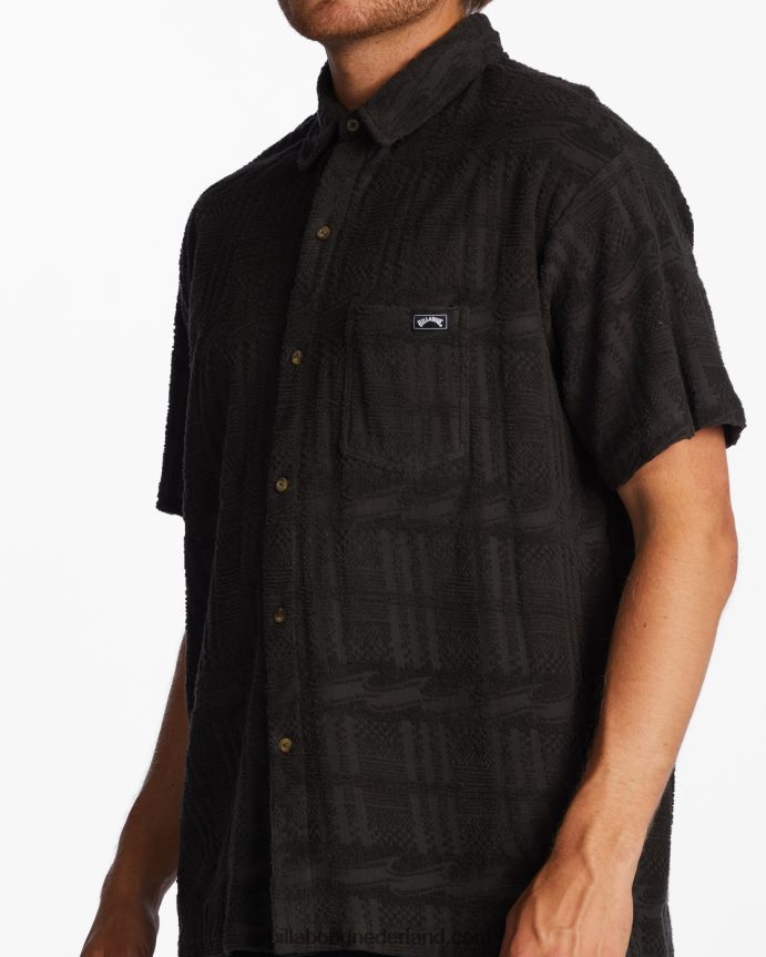 Billabong Heren loafer overhemd met korte mouwenraaf 4D20H606