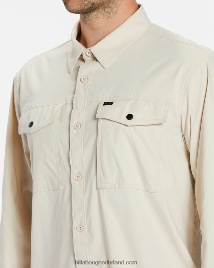 Billabong Heren surftrek tech shirt met lange mouwenchino 4D20H493