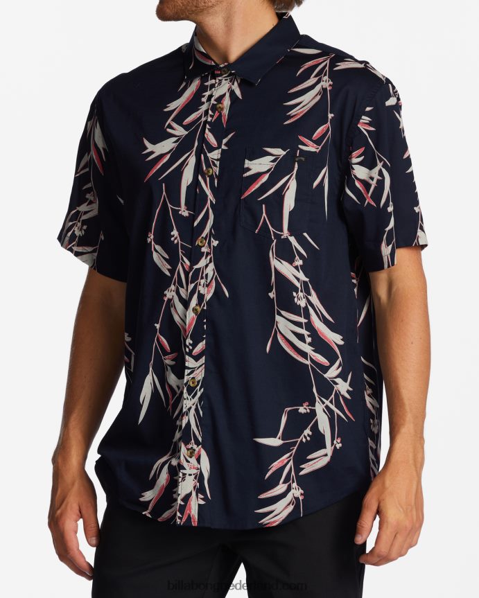 Billabong Heren zondag shirt met korte mouwennacht 4D20H567