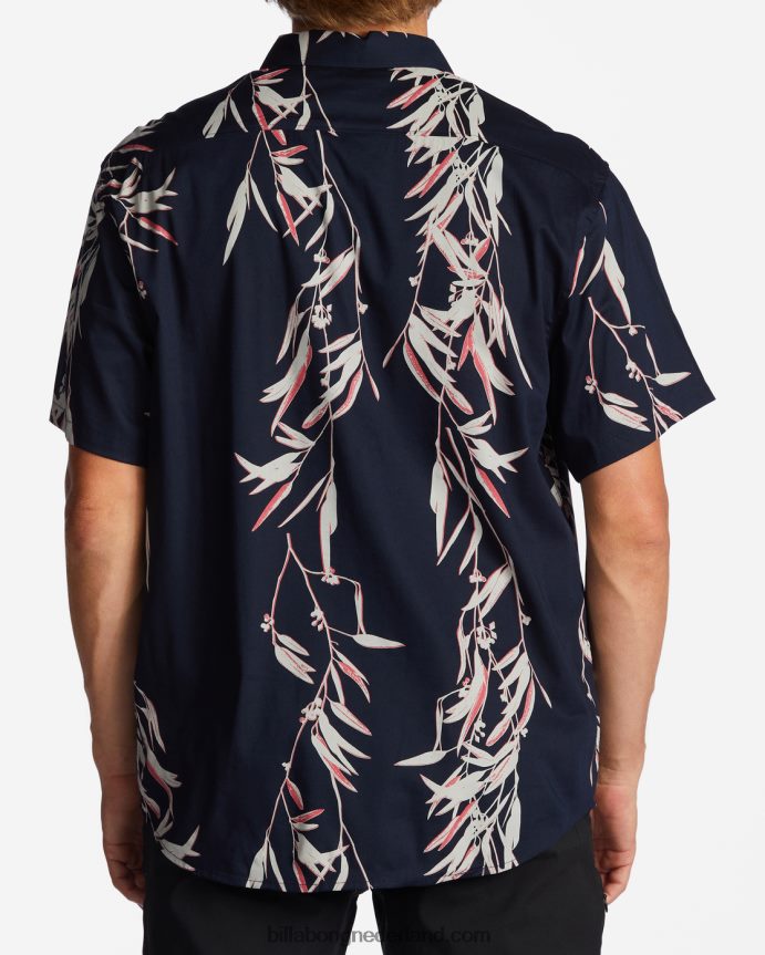 Billabong Heren zondag shirt met korte mouwennacht 4D20H567