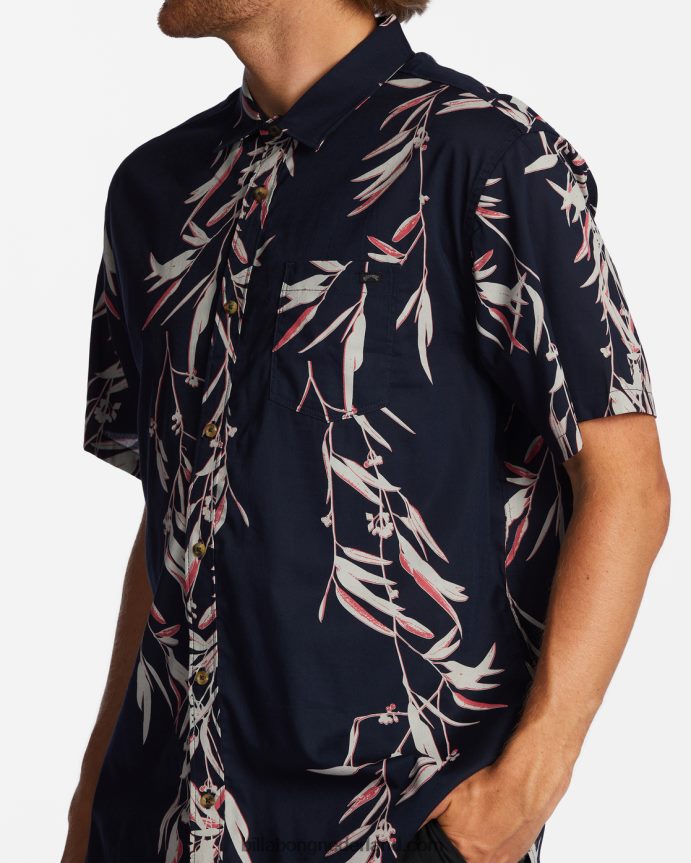 Billabong Heren zondag shirt met korte mouwennacht 4D20H567