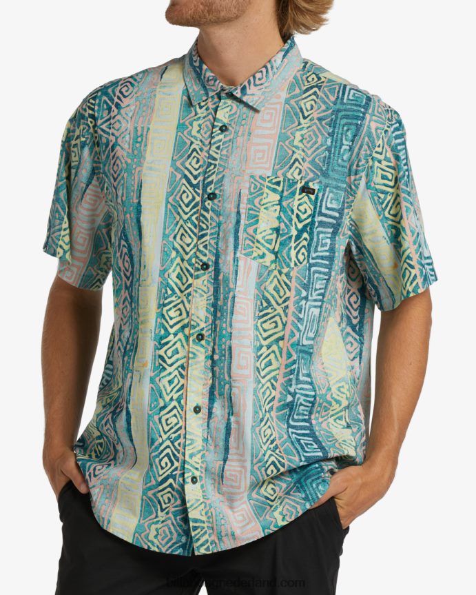Billabong Heren zondag shirt met korte mouwenwater 4D20H405
