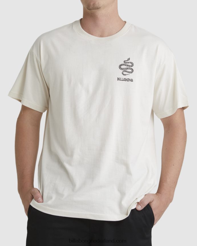 Billabong Heren T-shirt met korte mouwen en slangenprintbot 4D20H347