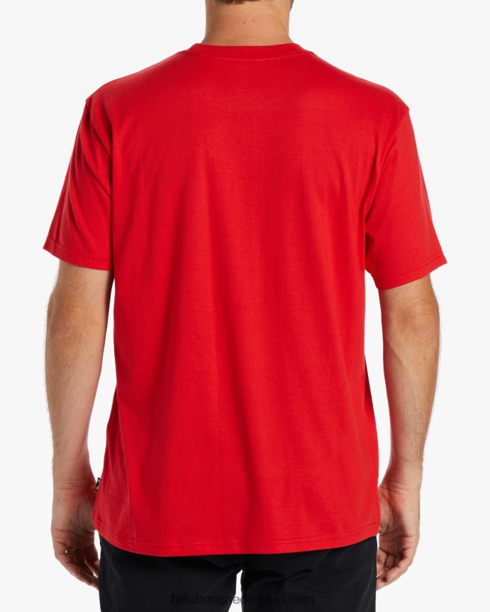 Billabong Heren T-shirt met sterren bezaaidrood 4D20H430
