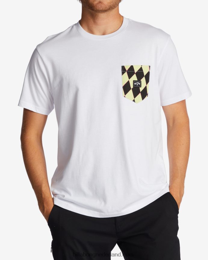 Billabong Heren T-shirt met teamzakwit 4D20H560