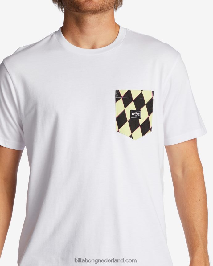 Billabong Heren T-shirt met teamzakwit 4D20H560