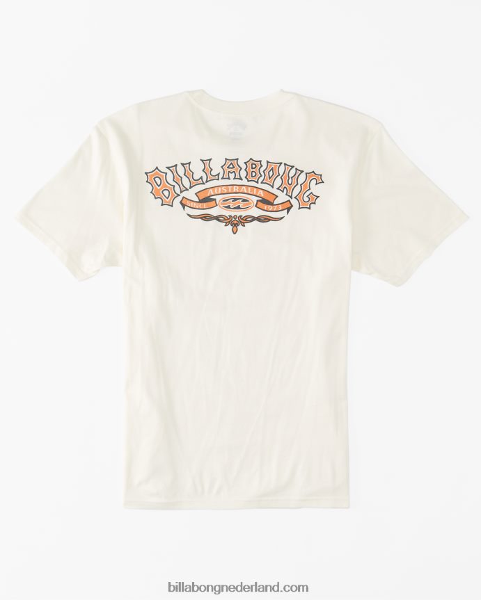 Billabong Heren T-shirt met troppo-zakgebroken wit 4D20H592