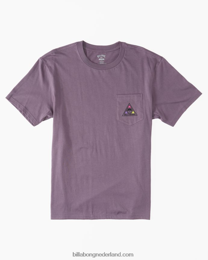 Billabong Heren T-shirt met troppo-zakpaarse nevel 4D20H601
