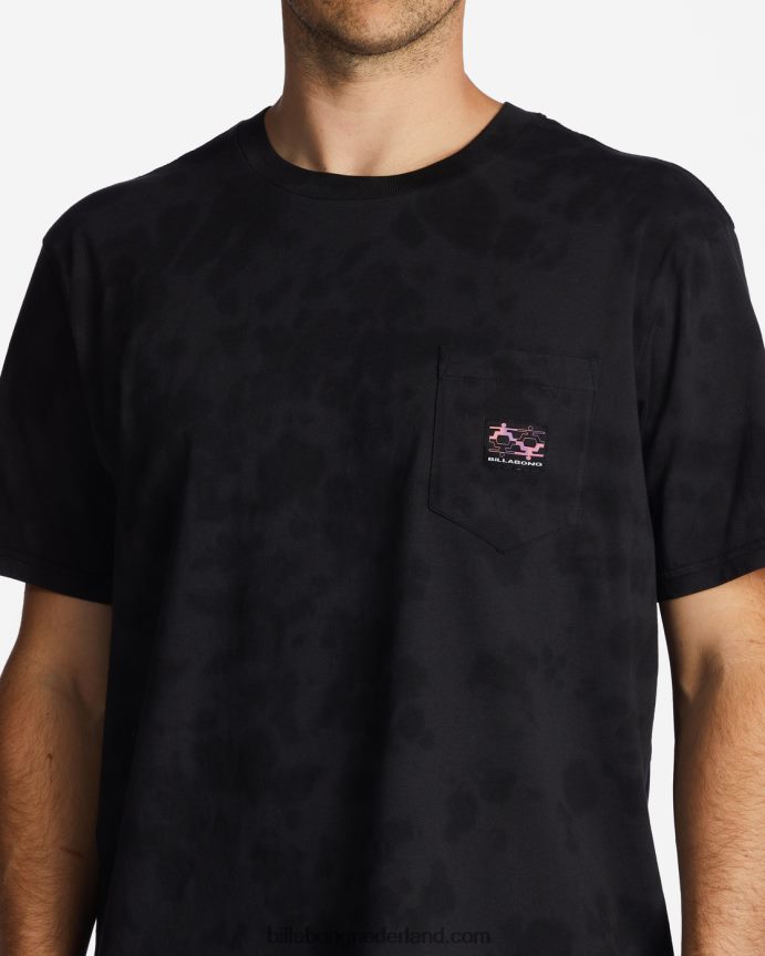 Billabong Heren T-shirt met zakwassinggewassen zwart 4D20H549