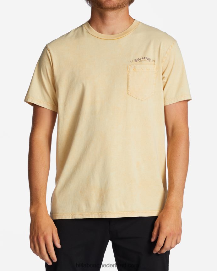 Billabong Heren T-shirt met zakwassingzonnig 4D20H612