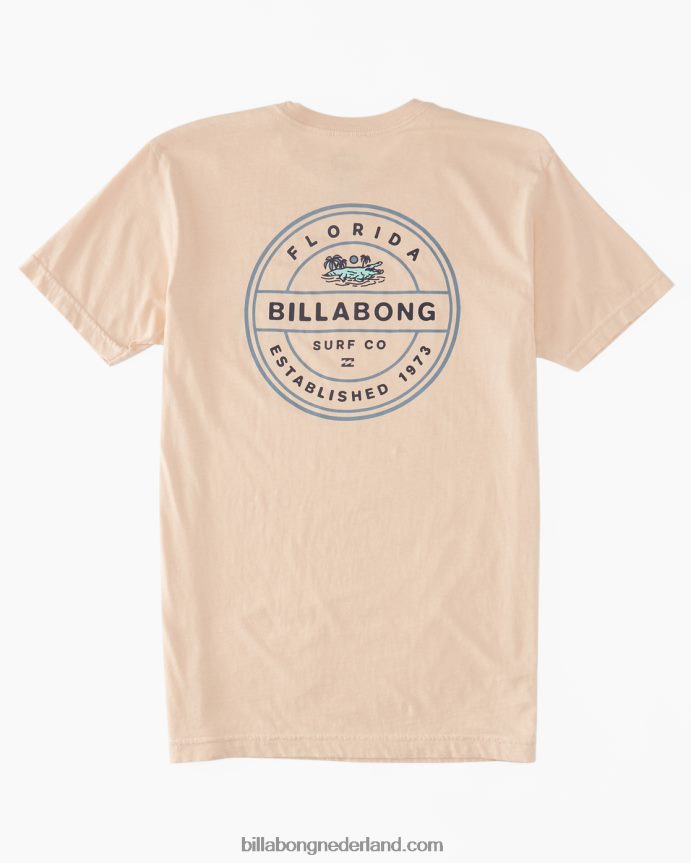 Billabong Heren alligator rotor t-shirtmeloen 4D20H317