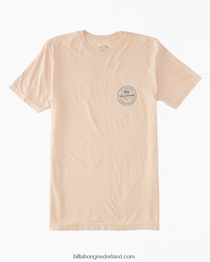 Billabong Heren alligator rotor t-shirtmeloen 4D20H317