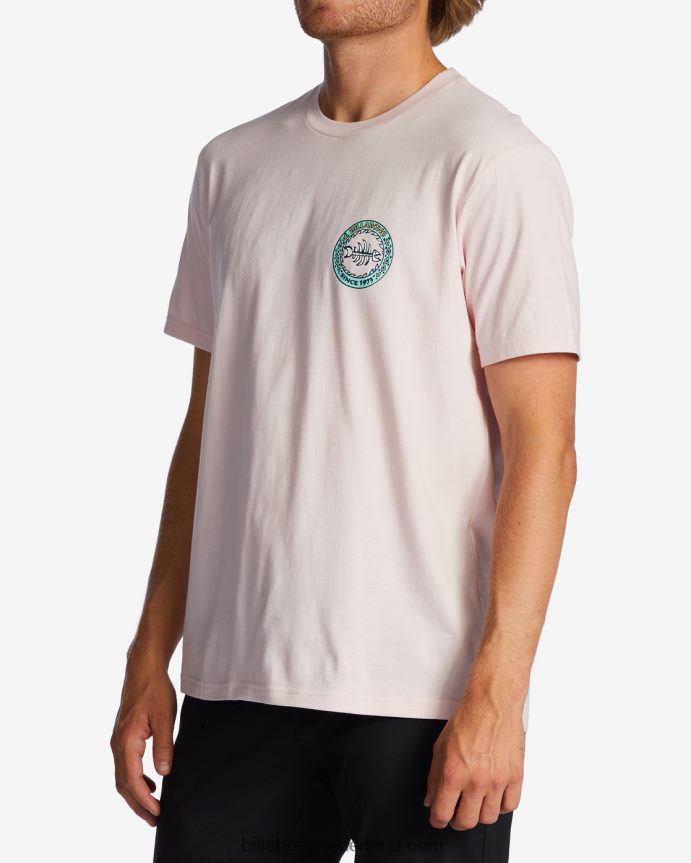 Billabong Heren bonez t-shirtroze waas 4D20H534