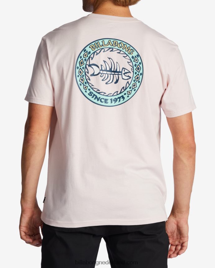Billabong Heren bonez t-shirtroze waas 4D20H534