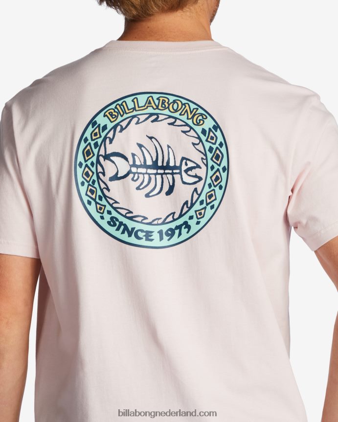 Billabong Heren bonez t-shirtroze waas 4D20H534