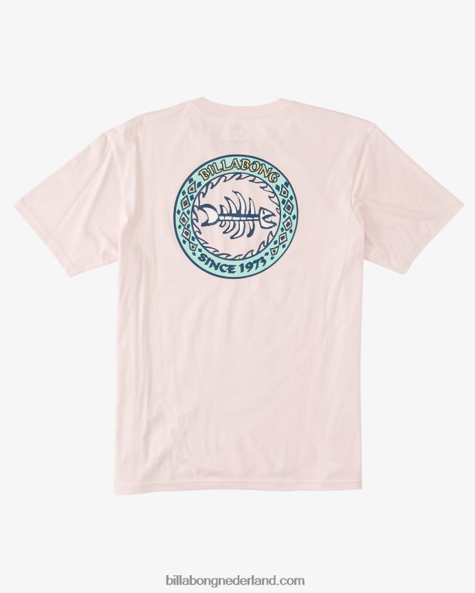 Billabong Heren bonez t-shirtroze waas 4D20H534