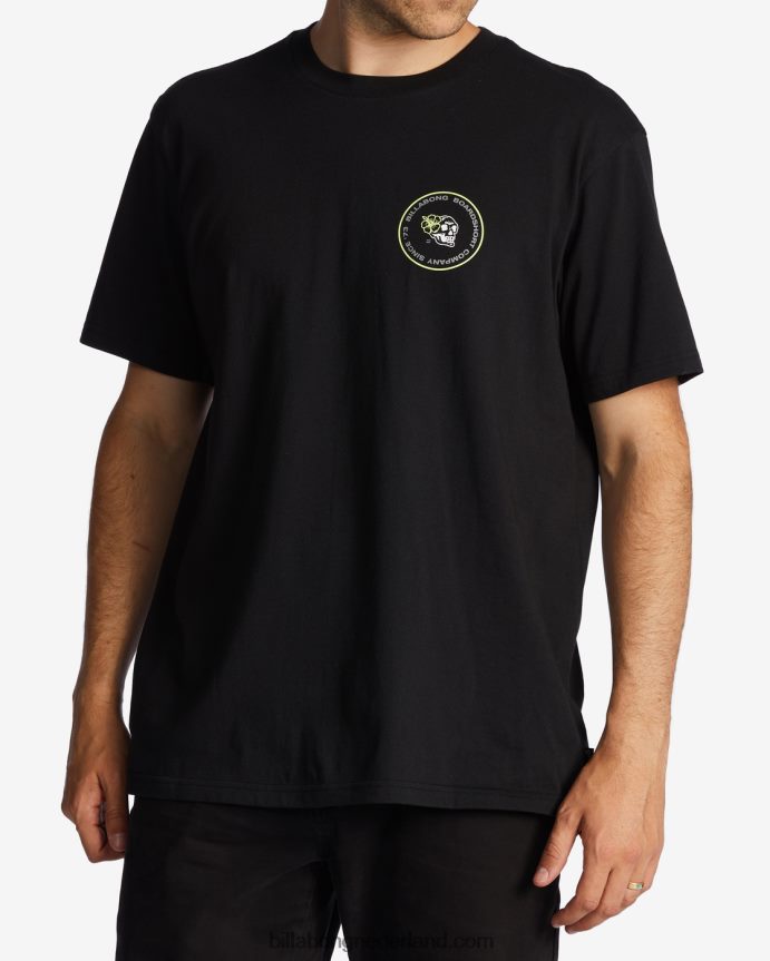 Billabong Heren bonez t-shirtzwart 4D20H397