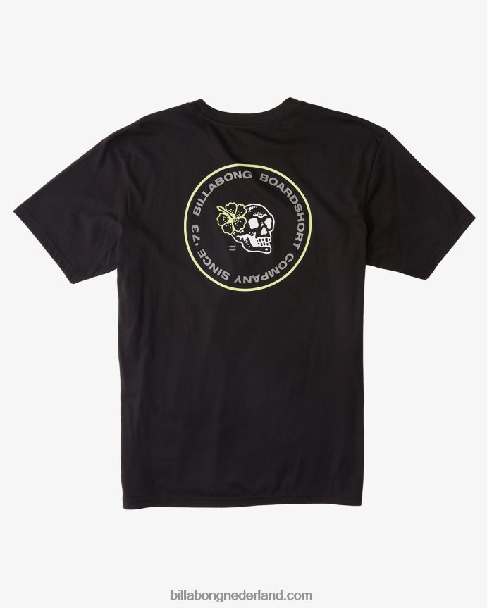 Billabong Heren bonez t-shirtzwart 4D20H397