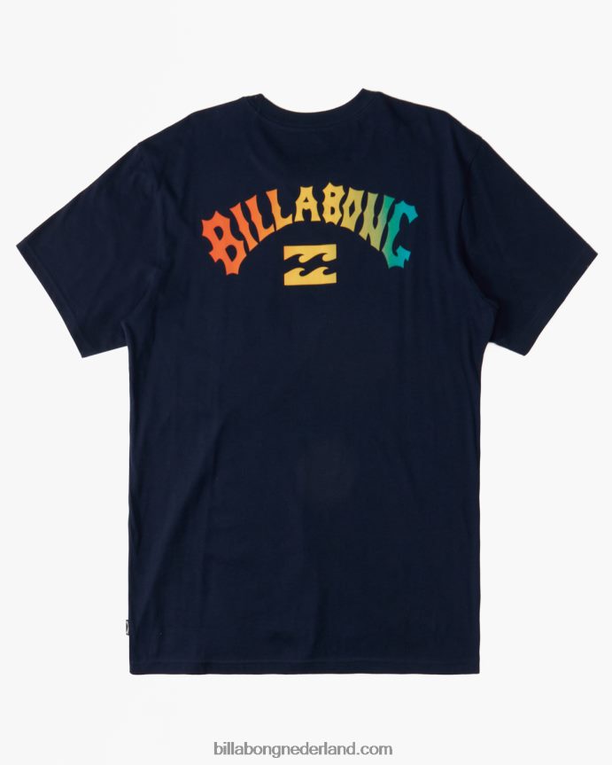 Billabong Heren boog vulling t-shirtmarine 4D20H541