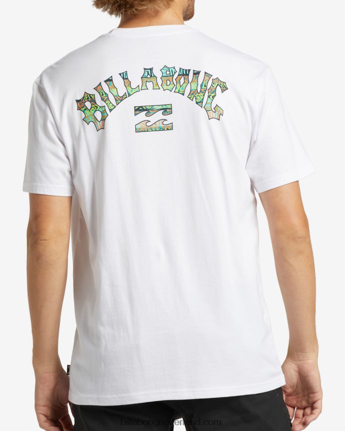 Billabong Heren boog vulling t-shirtwit 4D20H339