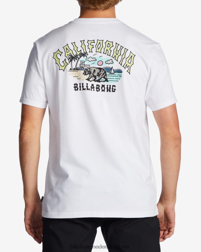 Billabong Heren ca boog t-shirtwit 4D20H421