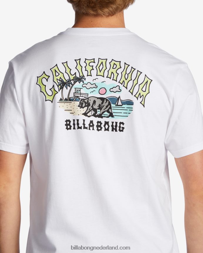 Billabong Heren ca boog t-shirtwit 4D20H421