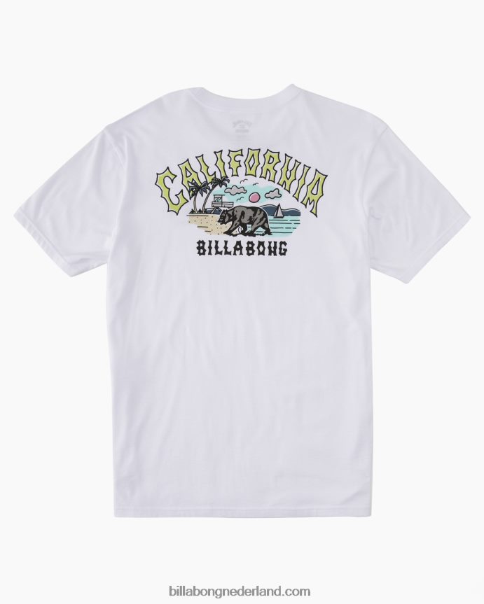 Billabong Heren ca boog t-shirtwit 4D20H421