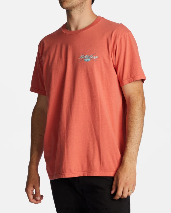 Billabong Heren crossboard t-shirtdonker koraal 4D20H624