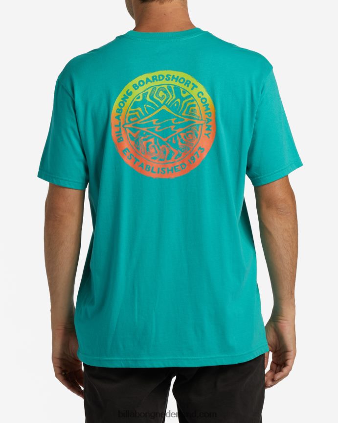 Billabong Heren draaibaar t-shirtdiepe wintertaling 4D20H382