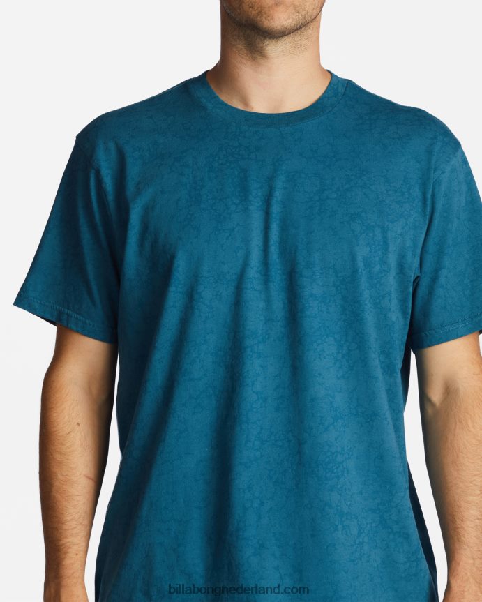 Billabong Heren essentieel gewassen t-shirtblauwe lagune 4D20H407