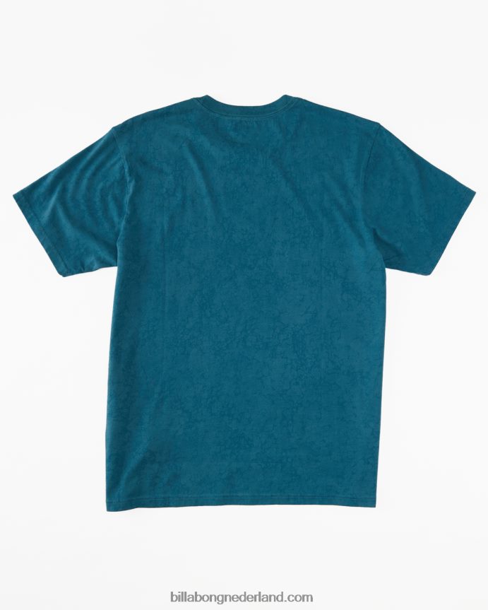 Billabong Heren essentieel gewassen t-shirtblauwe lagune 4D20H407
