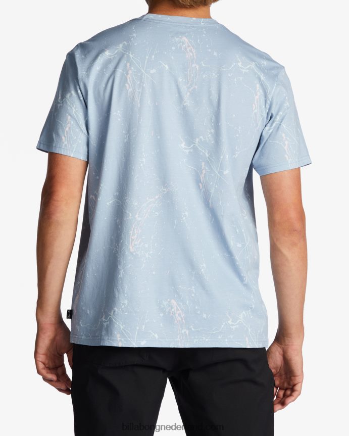 Billabong Heren essentieel gewassen t-shirtgewassen blauw 4D20H424
