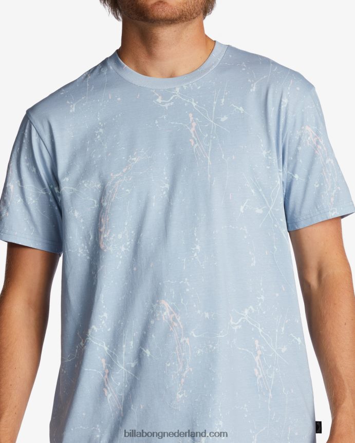Billabong Heren essentieel gewassen t-shirtgewassen blauw 4D20H424