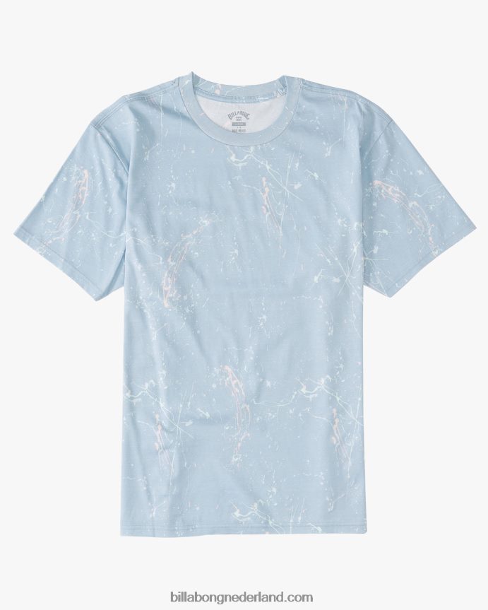 Billabong Heren essentieel gewassen t-shirtgewassen blauw 4D20H424