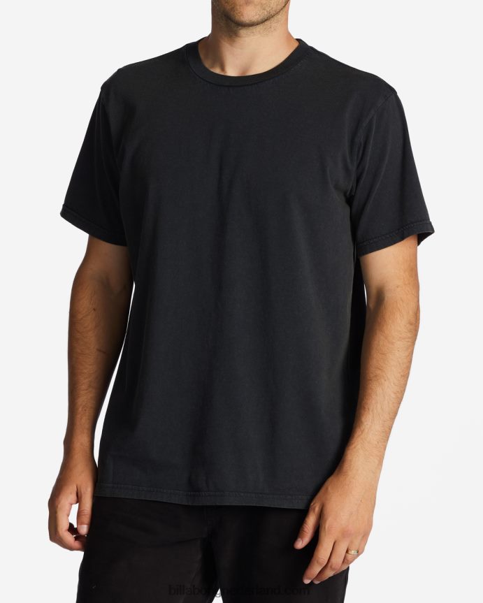 Billabong Heren essentieel gewassen t-shirtgewassen zwart 4D20H415