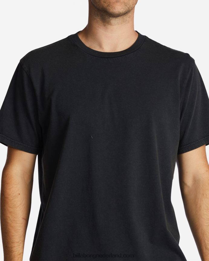 Billabong Heren essentieel gewassen t-shirtgewassen zwart 4D20H415