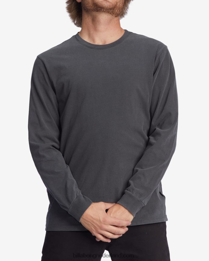Billabong Heren essentieel golf gewassen T-shirt met lange mouwenhoutskool 4D20H354