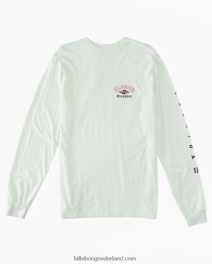 Billabong Heren flamingo boog t-shirtzeeglas 4D20H442