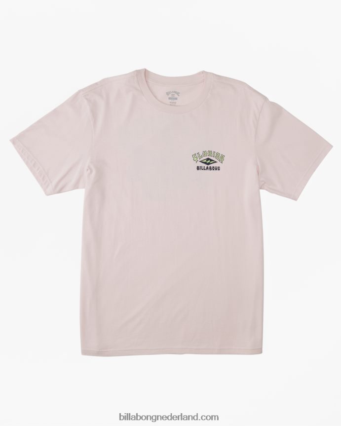 Billabong Heren florida boog t-shirtroze waas 4D20H420