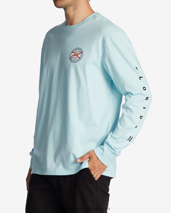 Billabong Heren florida groet t-shirt met lange mouwenkust 4D20H422