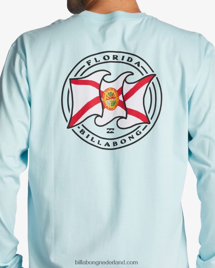 Billabong Heren florida groet t-shirt met lange mouwenkust 4D20H422