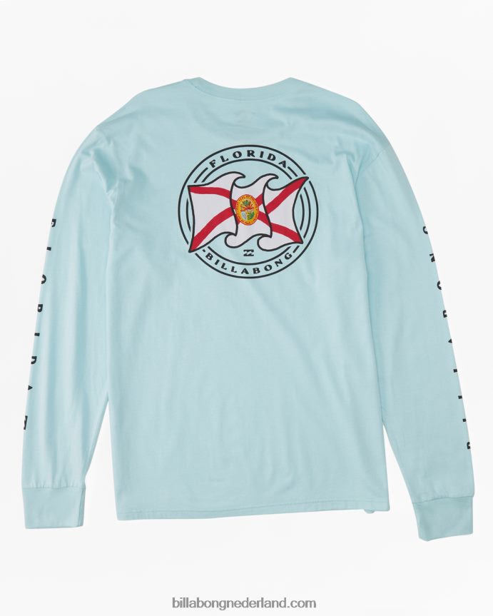 Billabong Heren florida groet t-shirt met lange mouwenkust 4D20H422