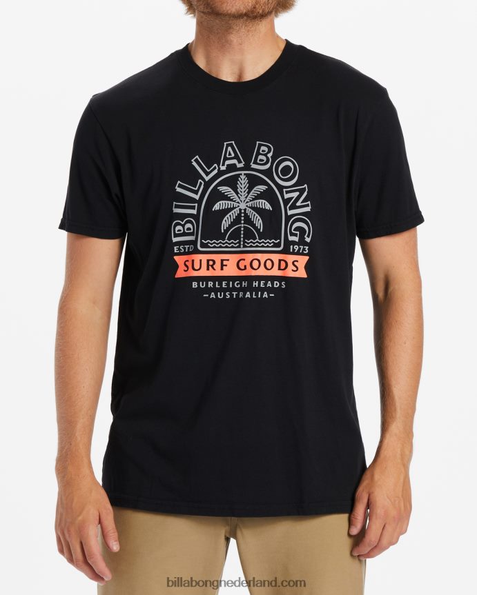 Billabong Heren goederen t-shirt met korte mouwenzwart 4D20H551