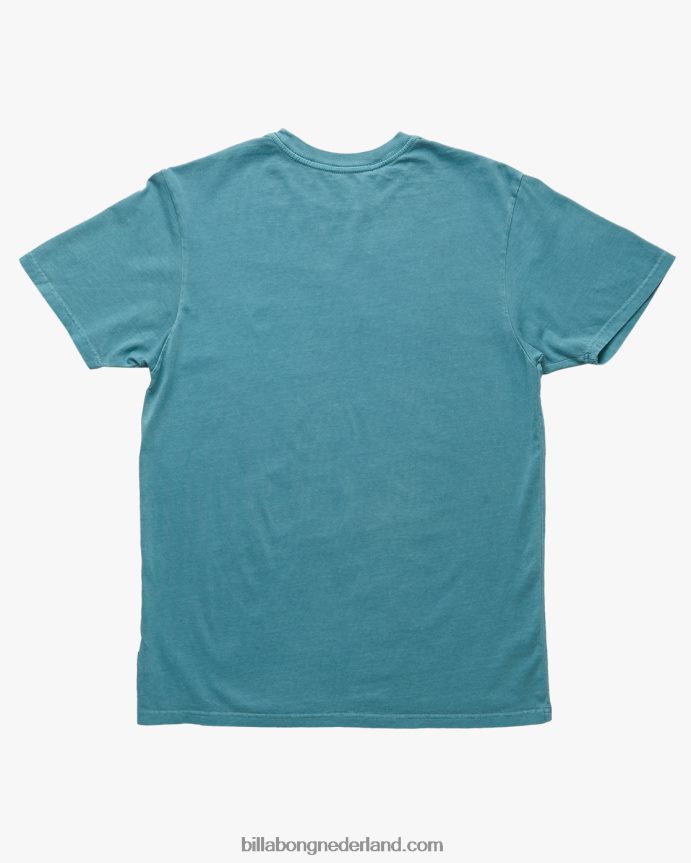 Billabong Heren golf gewassen T-shirt met korte mouwenrook blauw 4D20H325
