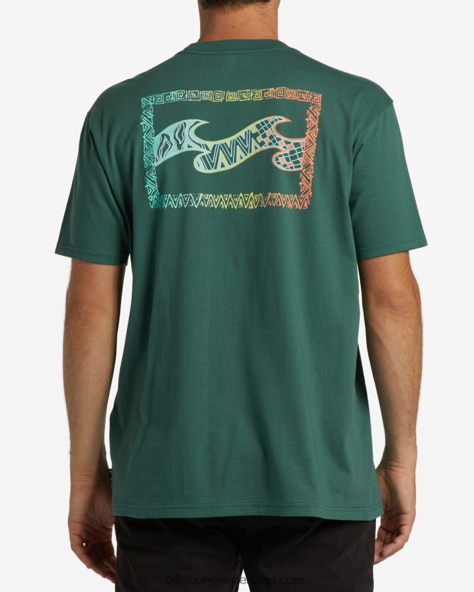 Billabong Heren krijt golf t-shirtcipres 4D20H298