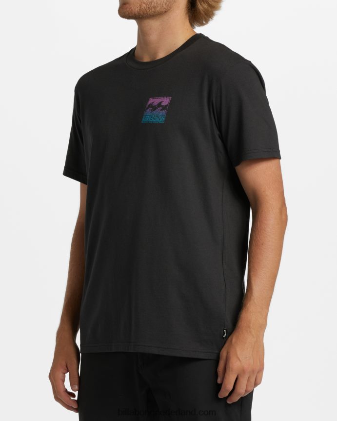 Billabong Heren krijt golf t-shirtgewassen zwart 4D20H320