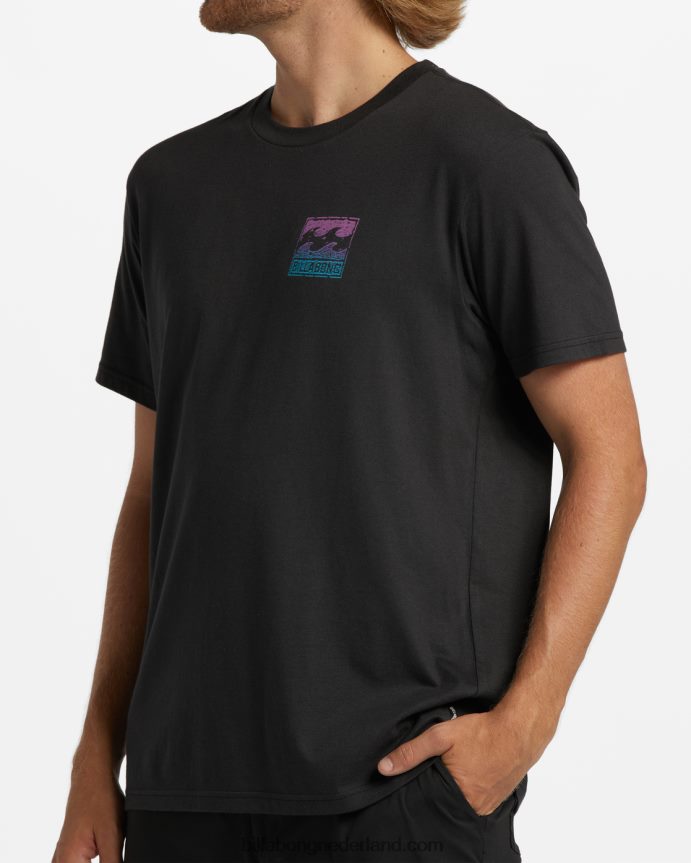 Billabong Heren krijt golf t-shirtgewassen zwart 4D20H320