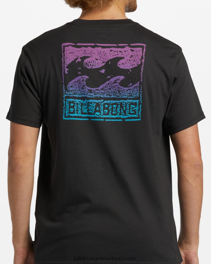 Billabong Heren krijt golf t-shirtgewassen zwart 4D20H320