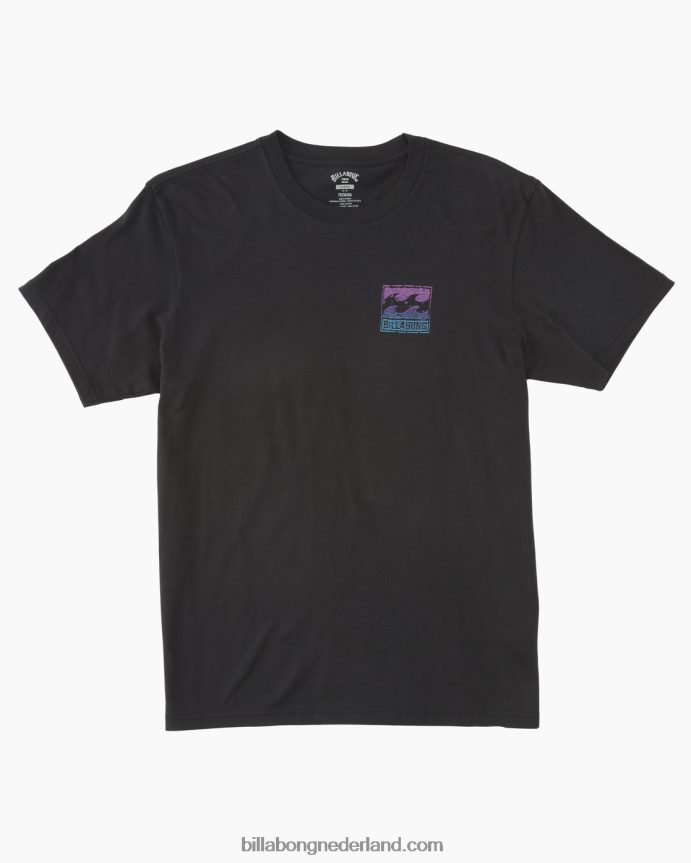 Billabong Heren krijt golf t-shirtgewassen zwart 4D20H320