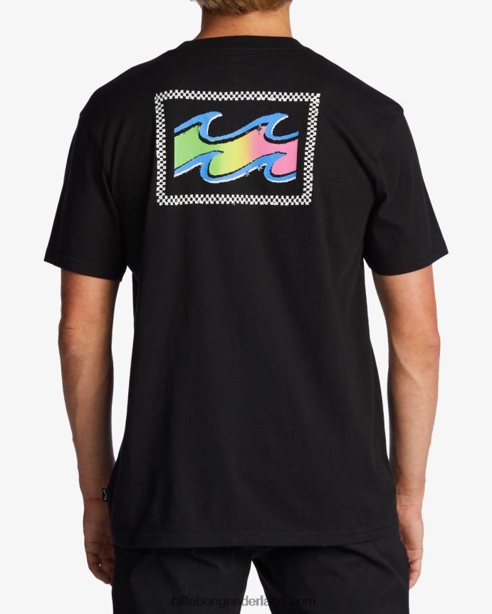 Billabong Heren krijt golf t-shirtzwart 4D20H332